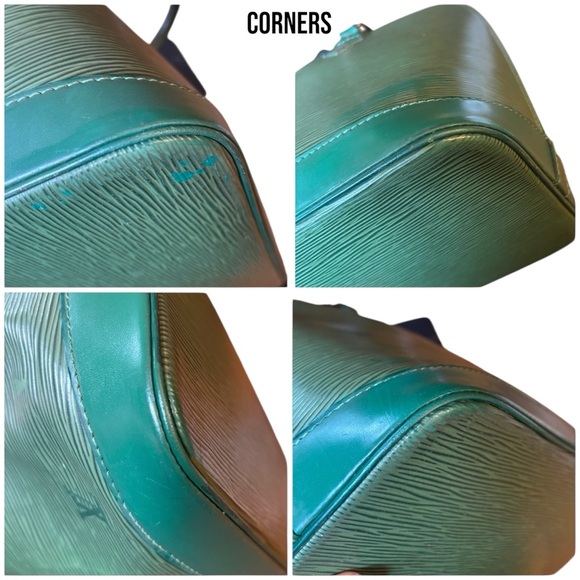 Louis Vuitton Alma PM – Vintage 1997 in Rare Borneo Green Epi Leather - Picture 5 of 14